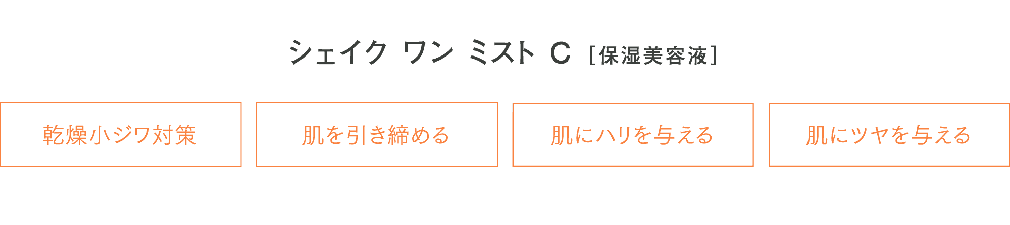 シェイク ワン ミスト C ［保湿美容液］