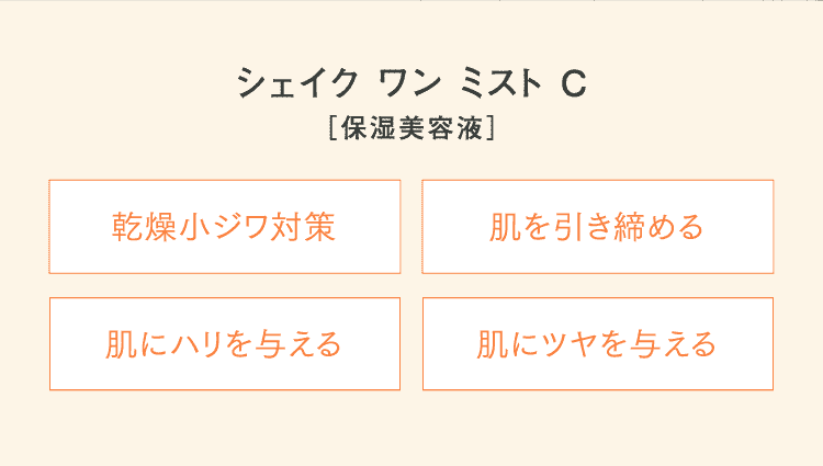 シェイク ワン ミスト C ［保湿美容液］